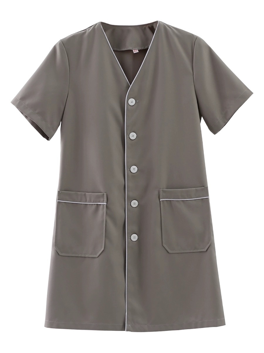 Korean Style Beauty Salon Beautician Tattoo Micro Skin Management Work Clothes Women's High-end New Spring and Summer White Coat