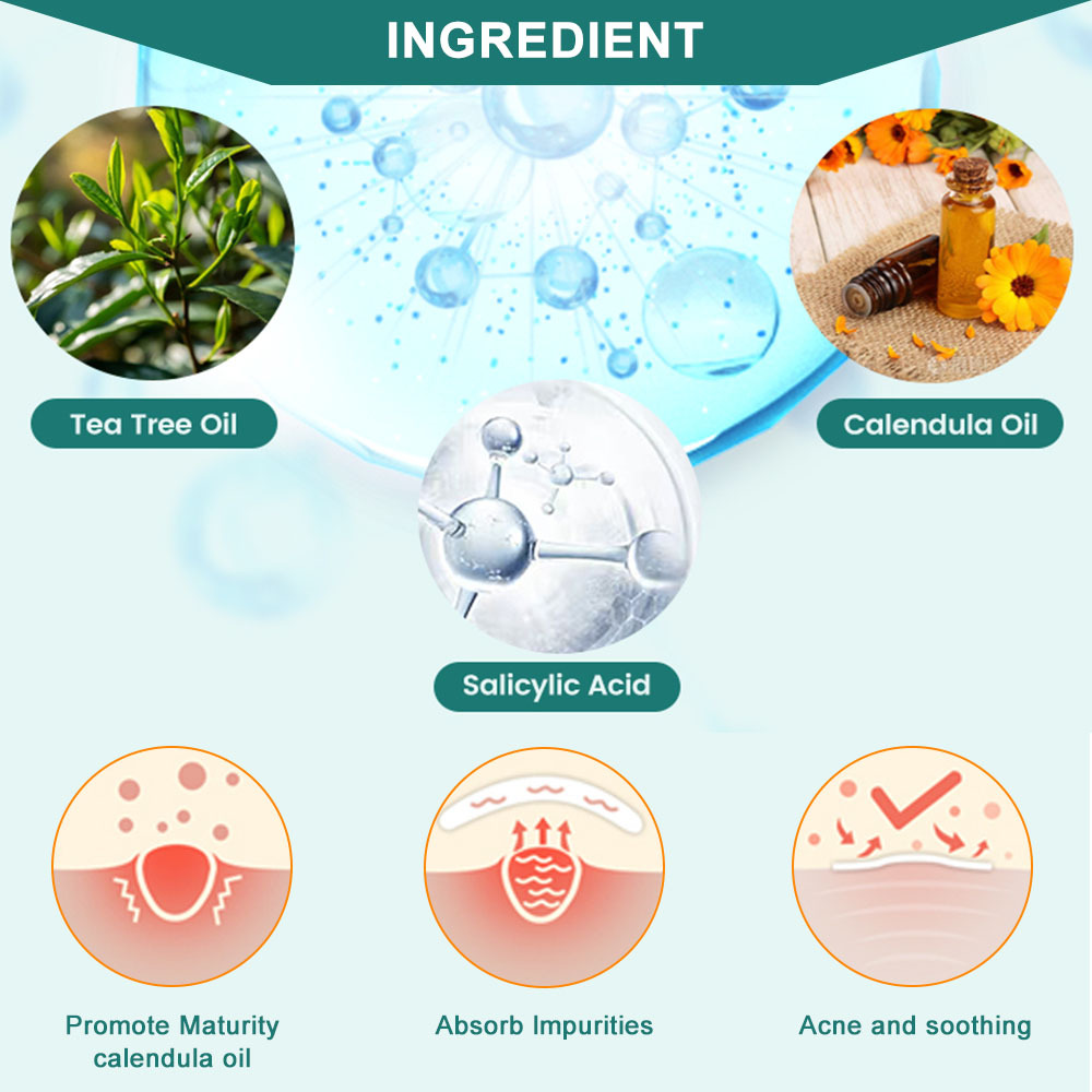 Laser five-pointed star acne patch to remove acne marks fast invisible acne patch to absorb pus and remove acne cover