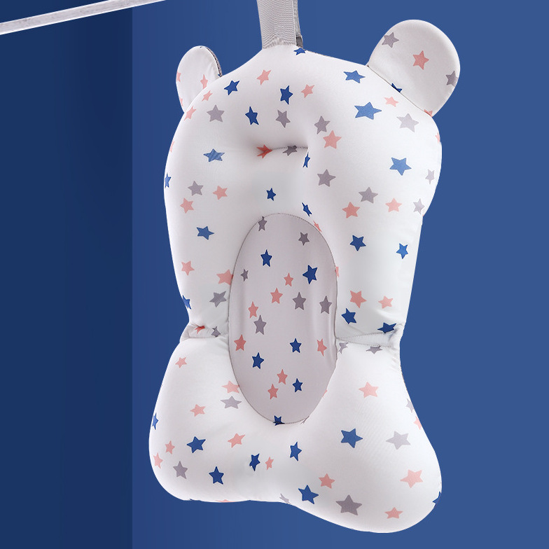 Children's bath bath rack baby bath net bath floating mat bath bath mat net pocket newborn bath bed baby bath rack