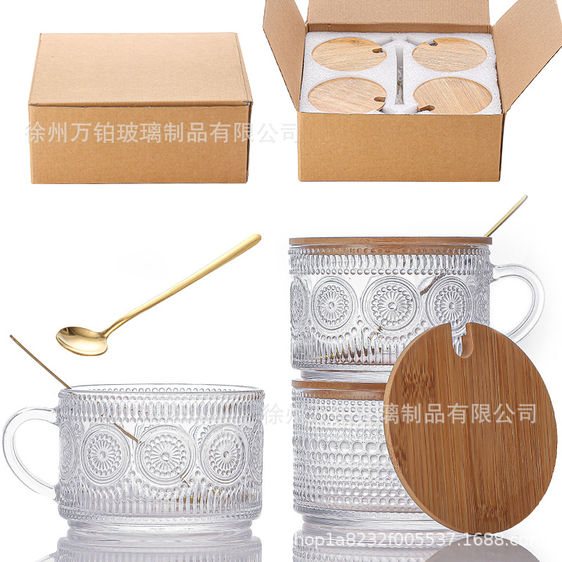 Набор кружка для овсянки Amazon с крышкой и ложкой, большая чаша для хлопьев, кружка для молока и кофе