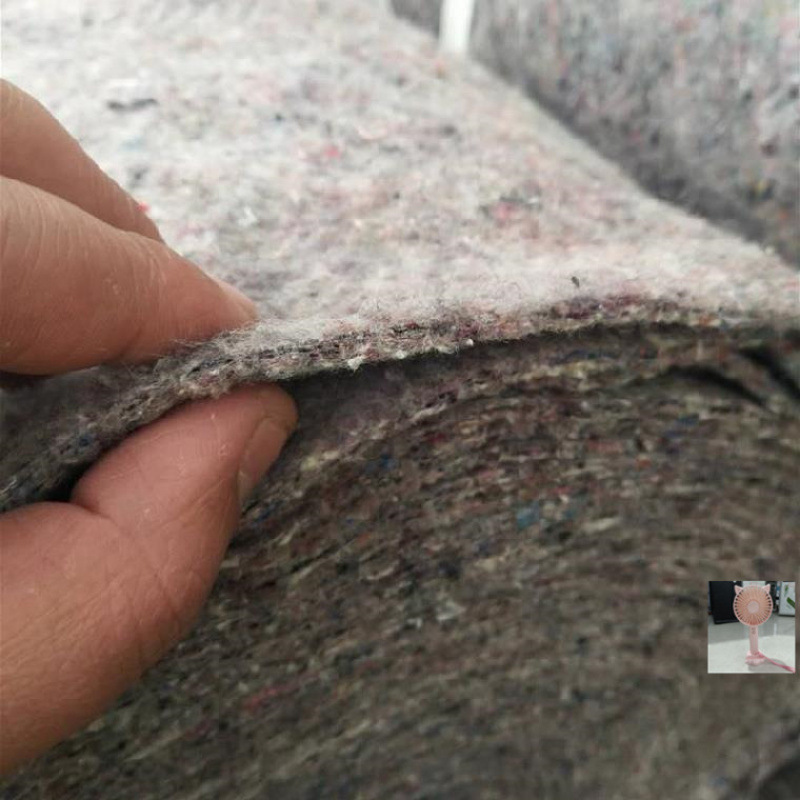 Civil Engineering Cloth, Floor Protection Felt Cloth, Hillside High Temperature Resistant Kindergarten Slope Protection Industrial Felt Black Heart Cotton Cloth