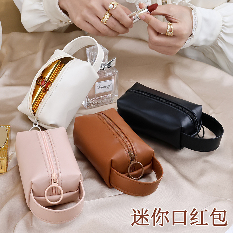 новая большая портативная косметичка в форме красного конверта, мини-сумка для хранения ювелирных изделий, ключей, монет, PU кожа