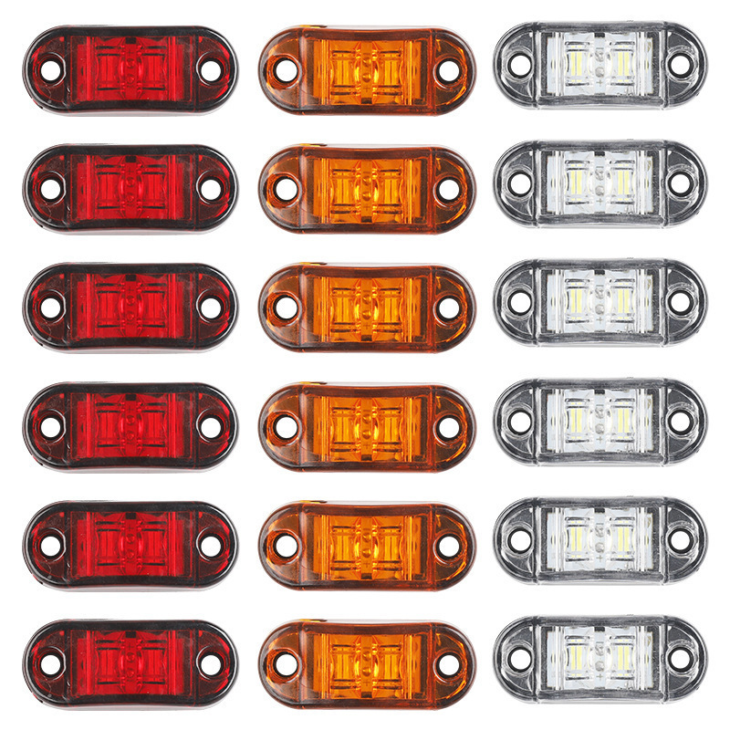 Manufacturer Supplies Mermaid Side Lights 12-24V Truck Side Lights Trailer Signal Lights 2Led Truck Side Lights Width Lights