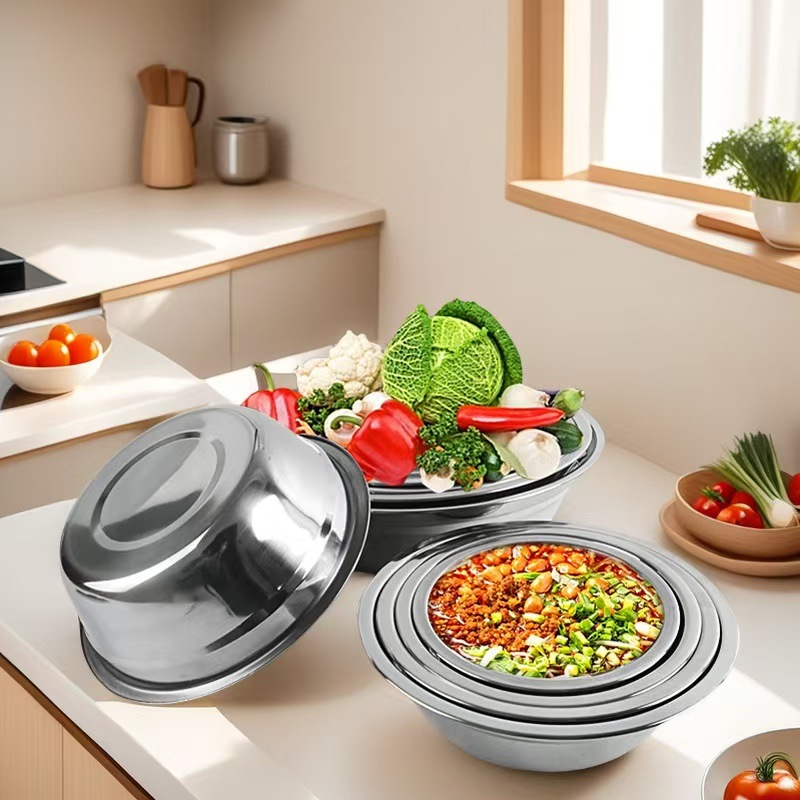 Пищевая нержавеющая сталь суповая раковина для дома коммерческой столовой школьного ресторана открытого огня электромагнитная универсальная суповая раковина овощная раковина рисовая раковина