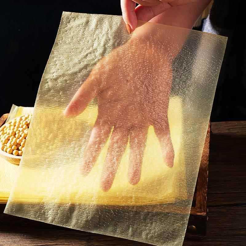 Official Flagship Store of First-Layer Handmade Tofu Skin Dry Goods, Cicada Wing Thin Oil Tofu Skin, Spring Roll Skin, Five-Spice Roll Ingredients