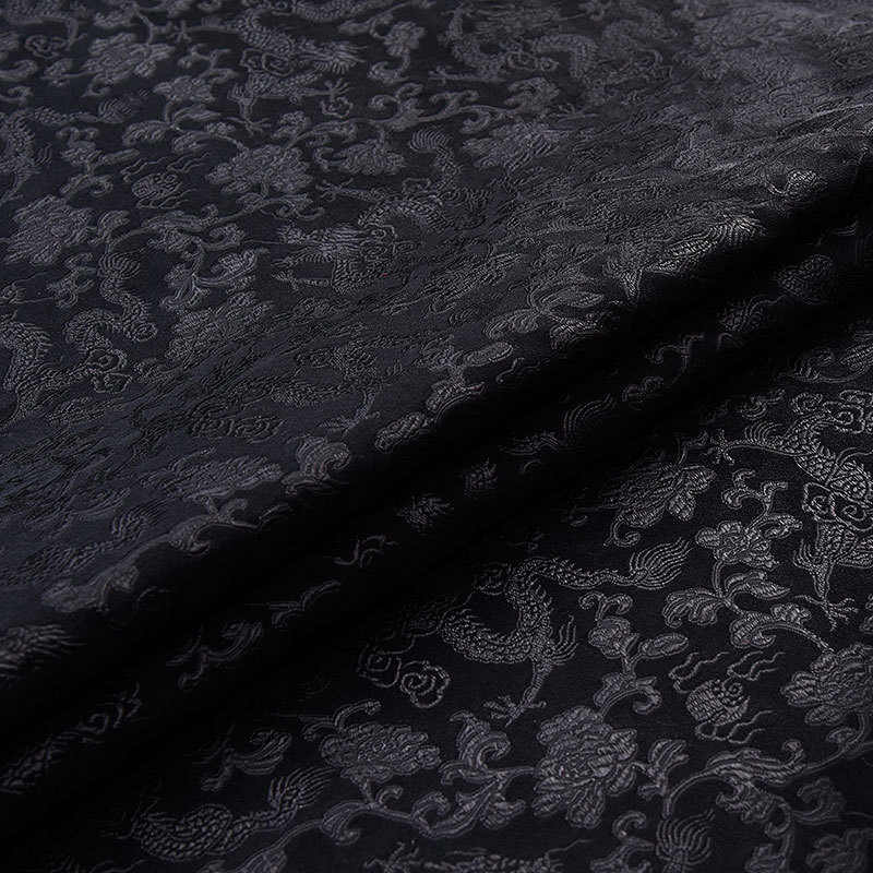 Imitation Three-Fifth Silk Brocade Fabric for Pillows, Antique Cheongsam Performance Clothing, Tang Suit Silk Jacquard Fabric