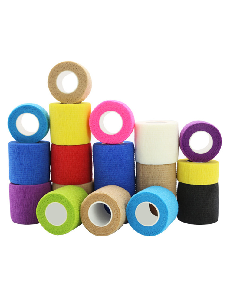 Spot self-adhesive bandage pet dog bandage finger bandage non-woven elastic elastic outdoor camouflage bandage
