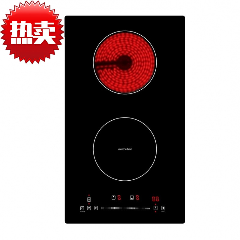 Factory 4 Burners Combination Cooktops with Two Induction Cooktops