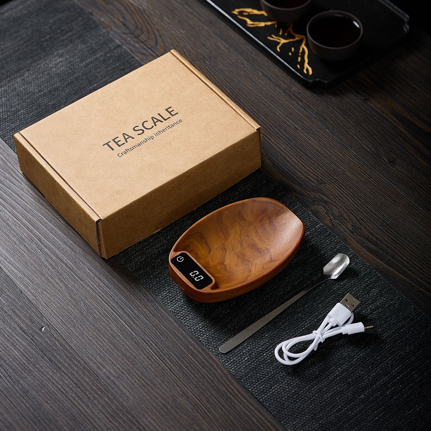 Tea Digital Scale Household Tea Set Tea Weighing High-End Digital Tea Coffee Digital Scale Digital Tea Scale