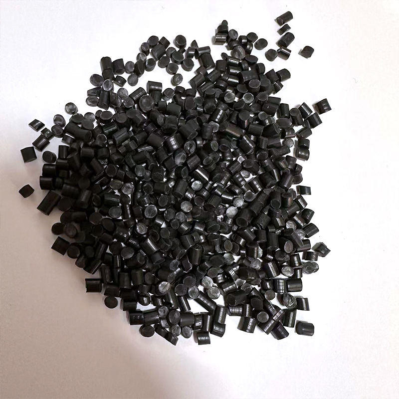 Black pvc plastic granules pvc injection granules electric car handle set soft granules manufacturers wholesale pvc granules