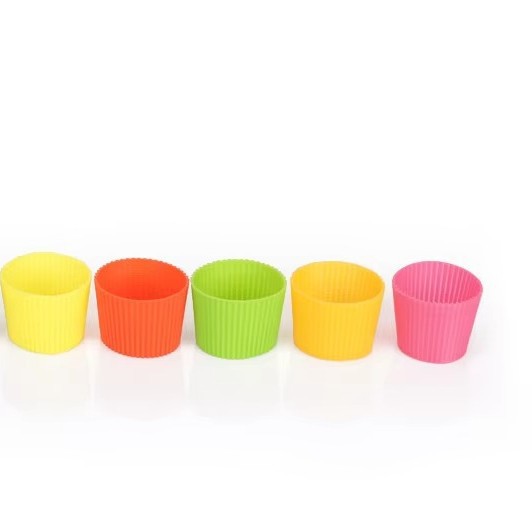 Manufacturer Customized Anti-Slip Insulated Silicone Cup Sleeve 12oz Cup Promotional Gift Silicone Cup Sleeve