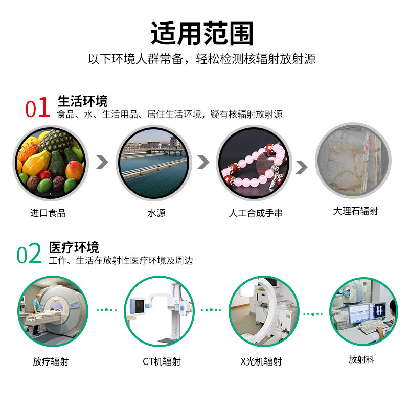 Wholesale Professional Nuclear Radiation Detector Ray Detector Personal Dose Radiation Alarm Meter Dali Nt6102 (P