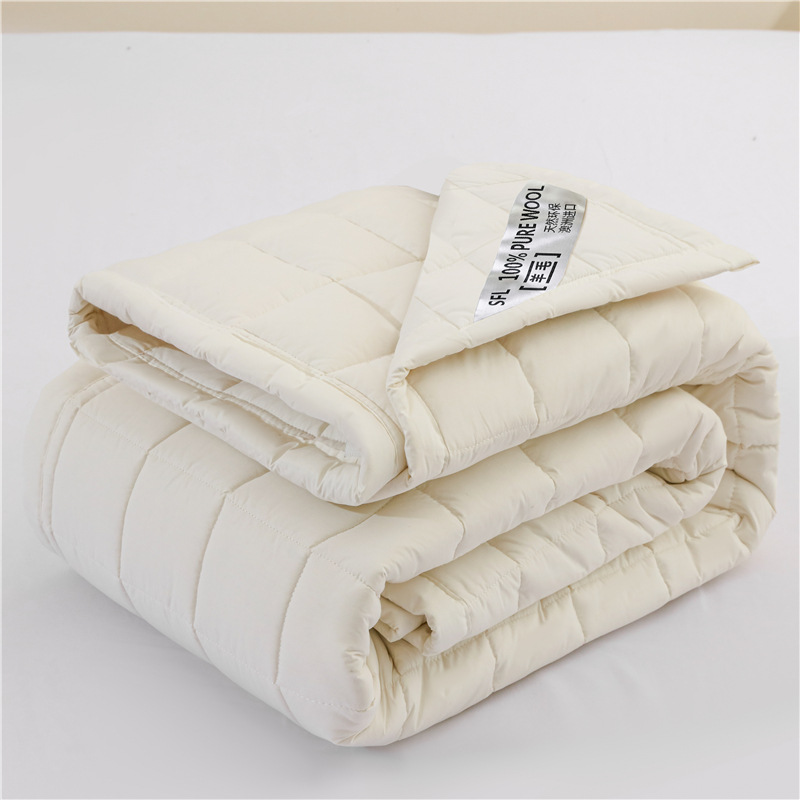 133*100 Double-Sided Cotton Wool Mattress 100% Pure Wool Mattress Simmons Mattress Quilt 1.8m Bed Protector