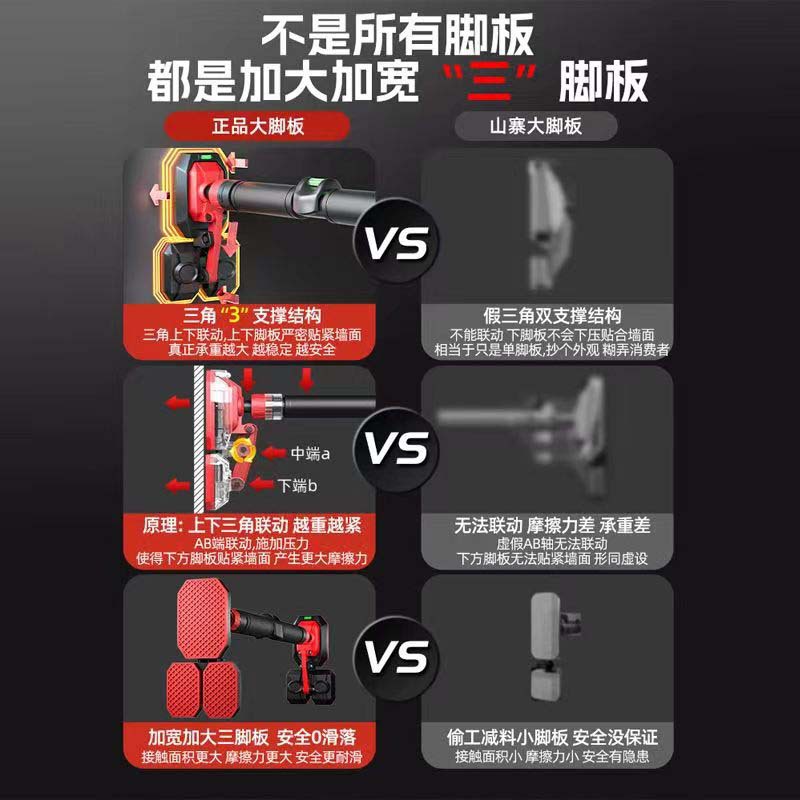 Double Support Horizontal Bar Household Children's Adult Fitness Sports Equipment Indoor Door Frame Wall Hole-free Telescopic Single and Double