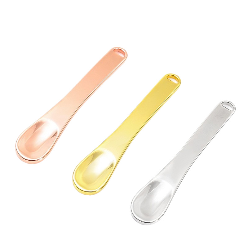 Factory Direct Sales Zinc Alloy Face Cream Spoon Beauty Skin Care Massage Eye Cream Spoon Metal Beauty Eye Cream Scoop
