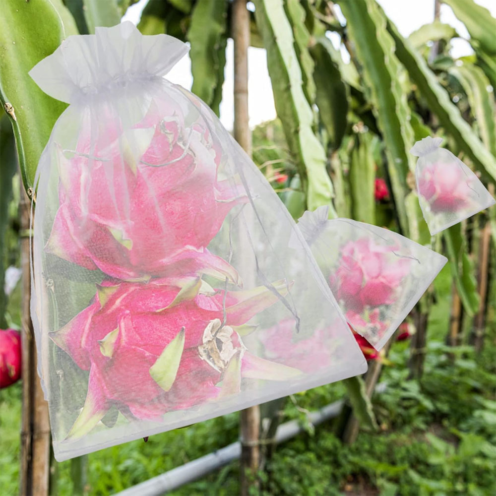 Fruit protection bag, fruit mesh bag fruit and vegetable mesh bag with drawstring, grape mango garden insect bag