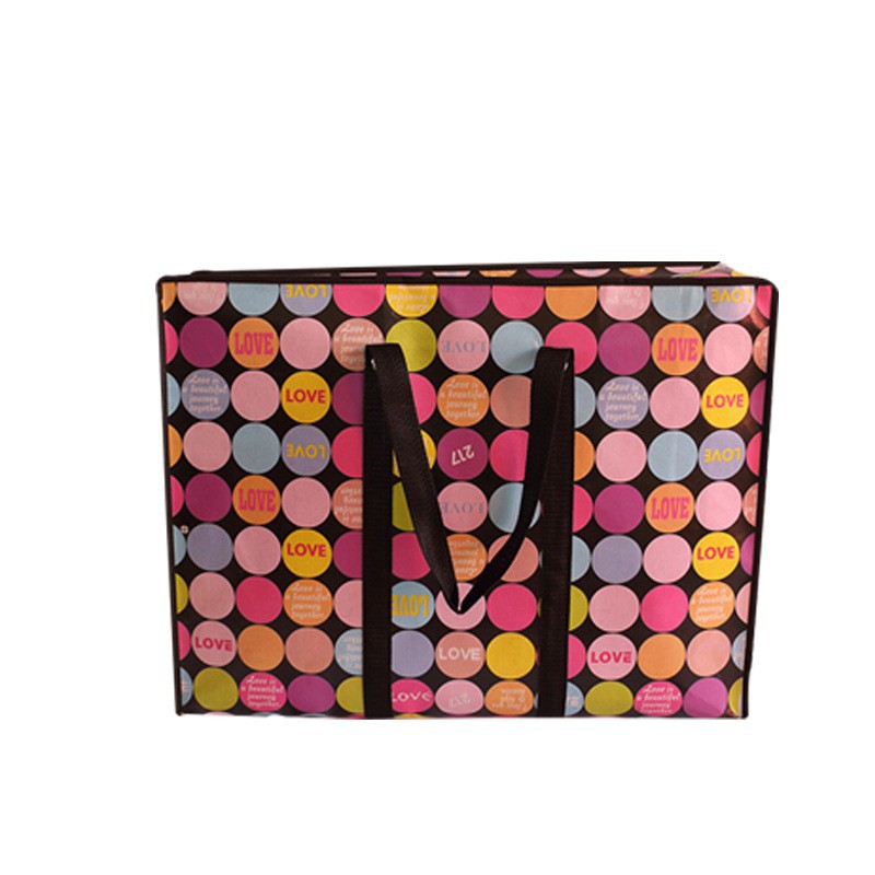 Large-Capacity Moving Packing Bag Non-Woven Coated Luggage Bag School Moving Bag Moisture-Proof Clothes Quilt Storage Bag