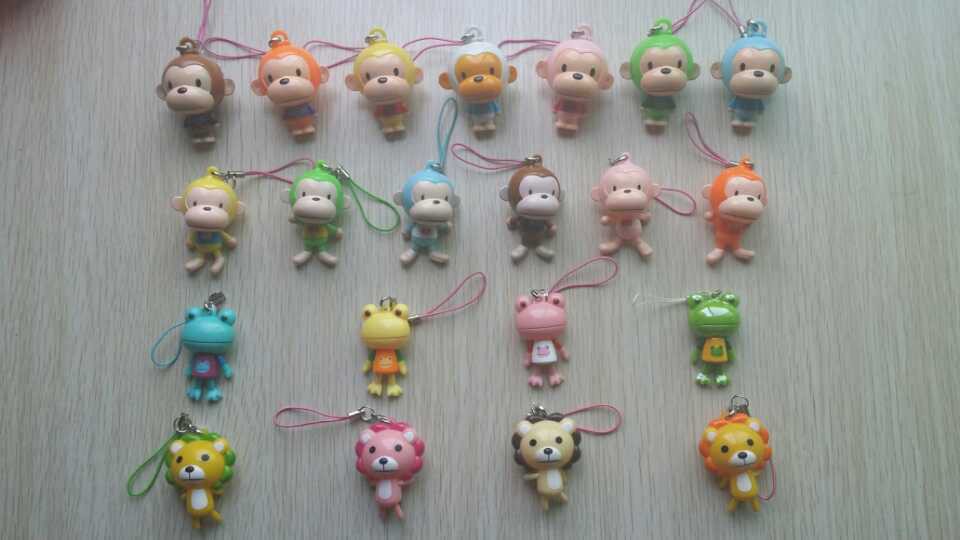 3D Stereo Cartoon Doll Cute Digital Photosensitive Kidsren's Creative Pvc Soft Silicone Seal