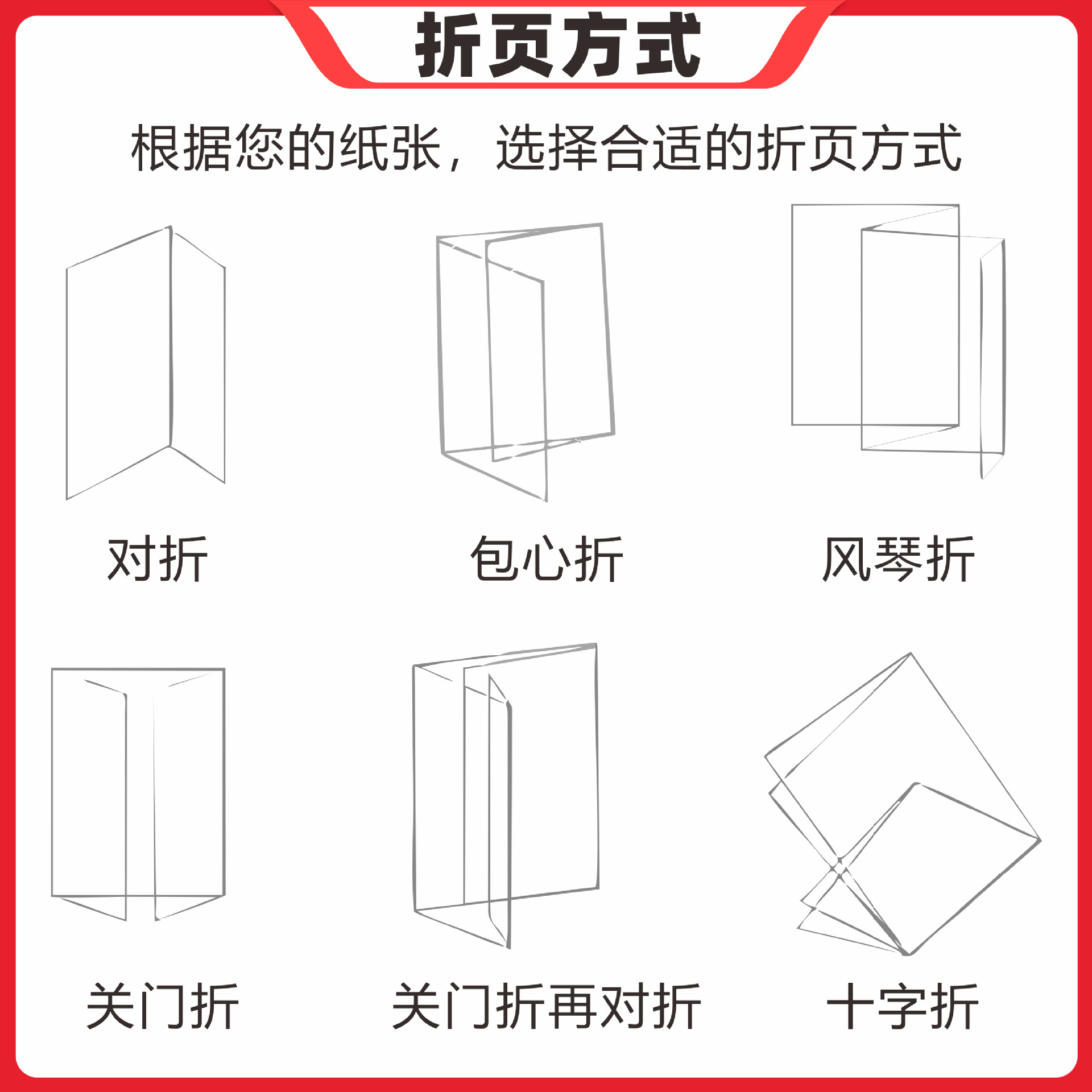 Customized Folding Manuals, Product Instruction Booklets, Album-Style Promotional Brochures, Accordion-Folded Black and White Printing