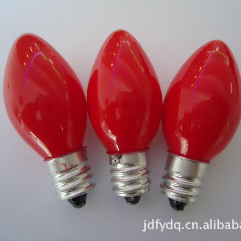 C7 маленькая красная алюминиевая лампочка, красная лампочка 501, свеча, религиозные принадлежности