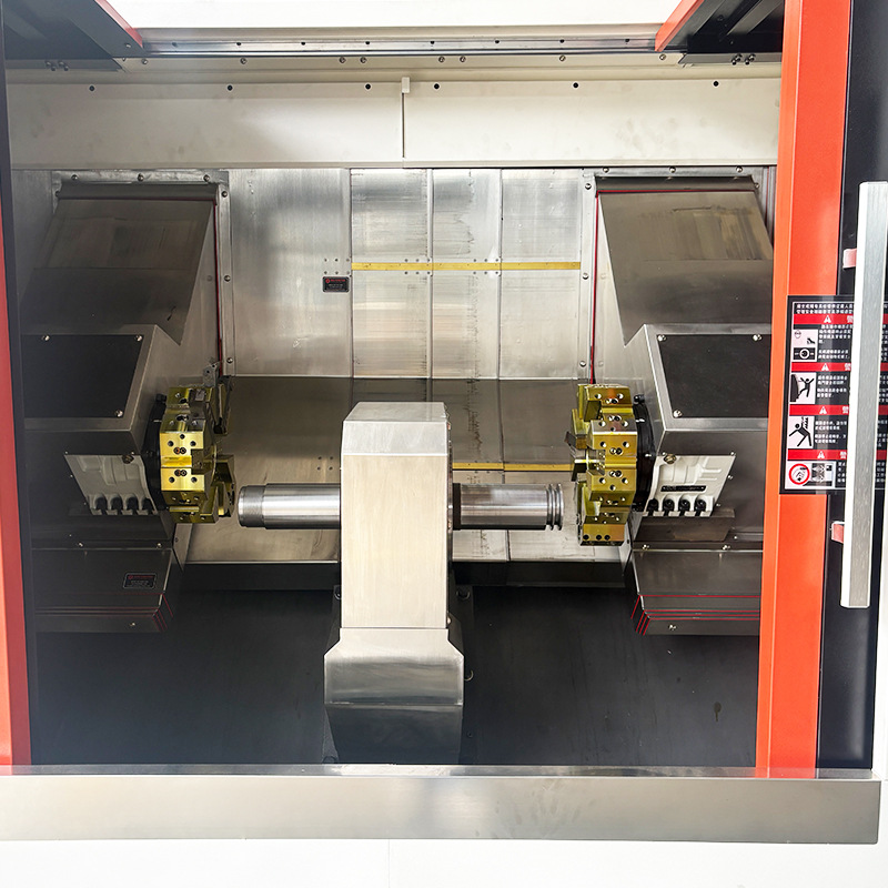 Shandong Machine Tool Medium Drive Double Head Cnc Lathe Stck95-400 Factory Direct Sale Boring Milling Machine