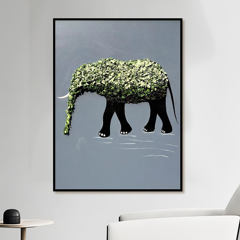 Wood Chip Hanging Paintings, Decorative Ornaments, High-End Atmospheric Corridor Aisle Murals, Light Luxury and High-End Living Room Hanging Paintings