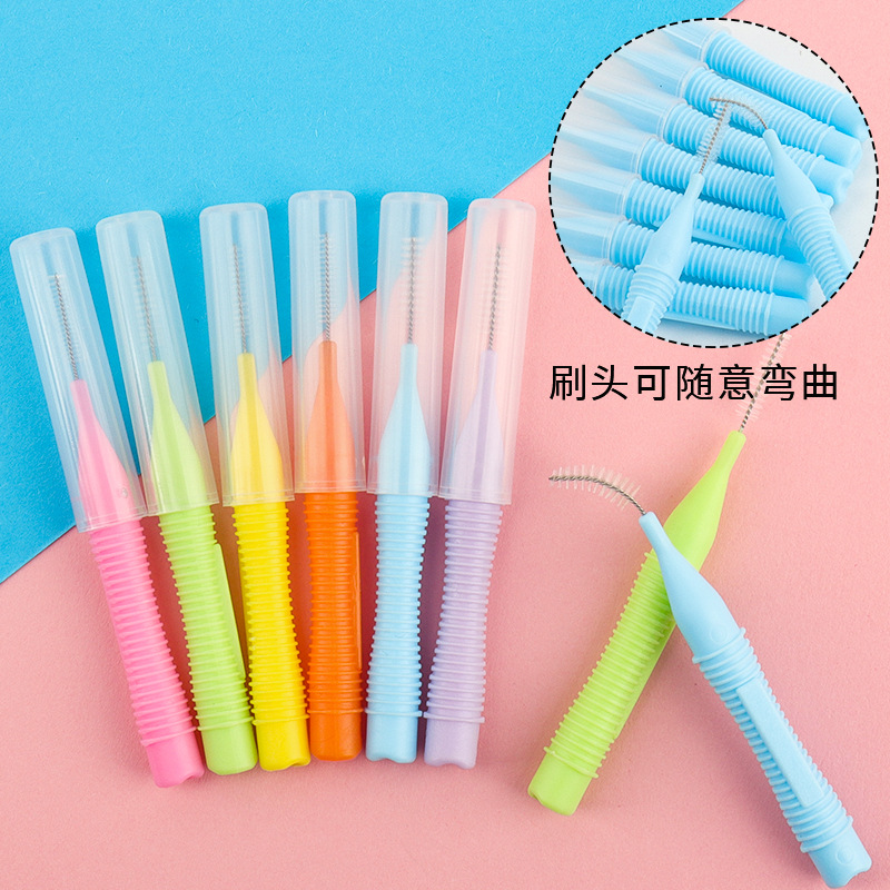 Disposable Cylindrical Small Eyebrow Brush, Portable Hooded Mini Eyelash Brush, Eyelash Curler, Eyebrow Comb, Beauty Tool