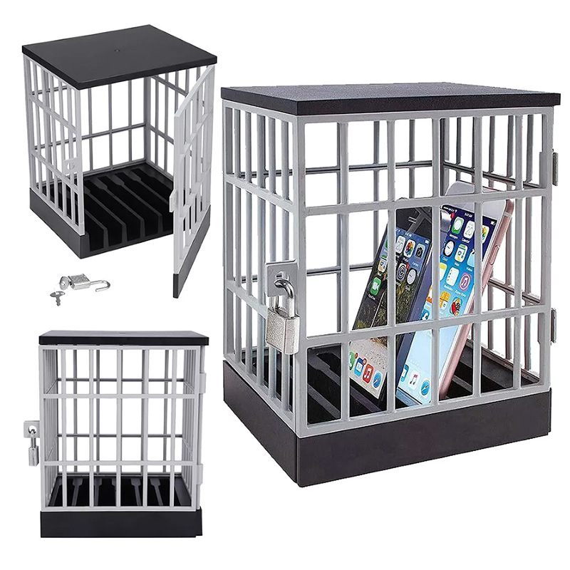 Factory Direct Supply Mobile Phone Prison Mobile Phone Storage Box Holder Mobile Phone Cage Timer Mobile Phone Prison