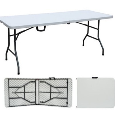 Outdoor Folding Table Night Market Stall Plastic Table Office Folding Table and Chair Computer Table Household Dining Table Children's Desk