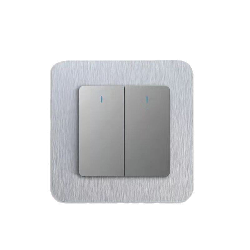 Switch Wall Sticker Solid Color Household Simple Modern Decorative Sticker Switch Protective Cover Socket Frame Non-Stick Waterproof Sticker