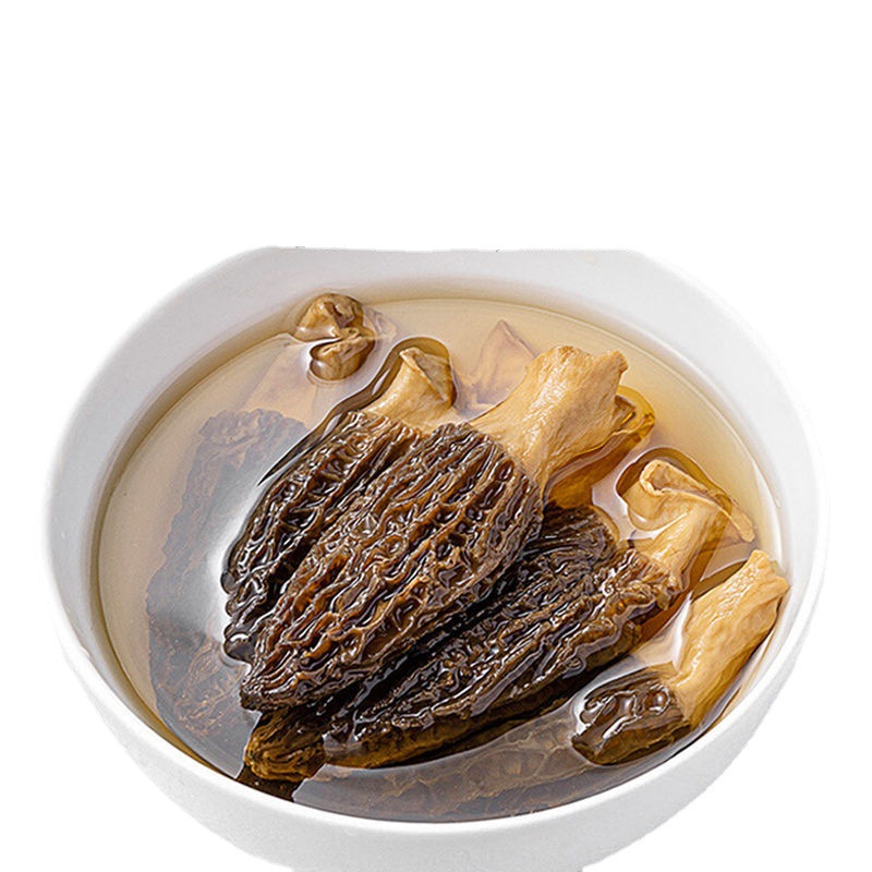 A large number of Morchella wholesale dry goods specialty fresh mushroom package soup material bulk full mushroom origin direct hair