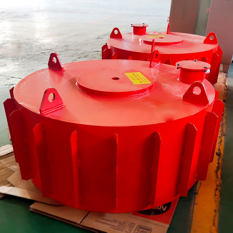 Hanging Electromagnetic Iron Remover Disc Type Iron Removal Equipment Strong Magnetic Automatic Iron Suction Stone Self-Unloading Belt Iron Remover