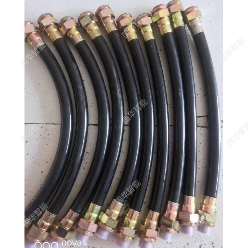 Steel Wire Braided Stainless Steel Flexible Pipe Flame Retardant and Corrosion Resistant Flexible Pipe Metal Explosion-Proof Flexible Connecting Pipe