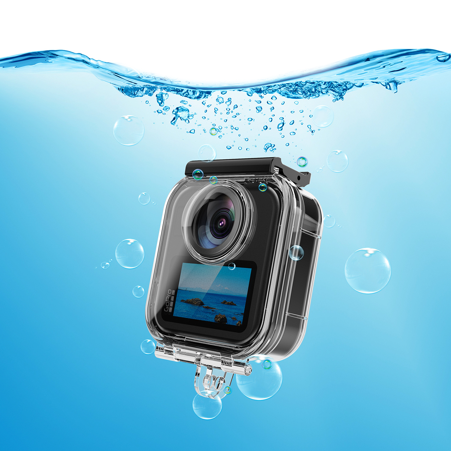 Gopro Max2 Waterproof Case Gopromax2 Accessories Sports Camera Accessories Diving Case Protective Case