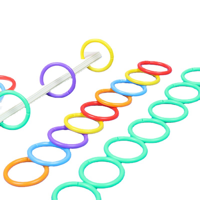 Manufacturer Supplies Plastic Ring, Double Buckle Binding Ring, Book Ring, Colorful Loose-Leaf Ring, Hand Account Card Ring, Loose-Leaf Ring, Open Ring