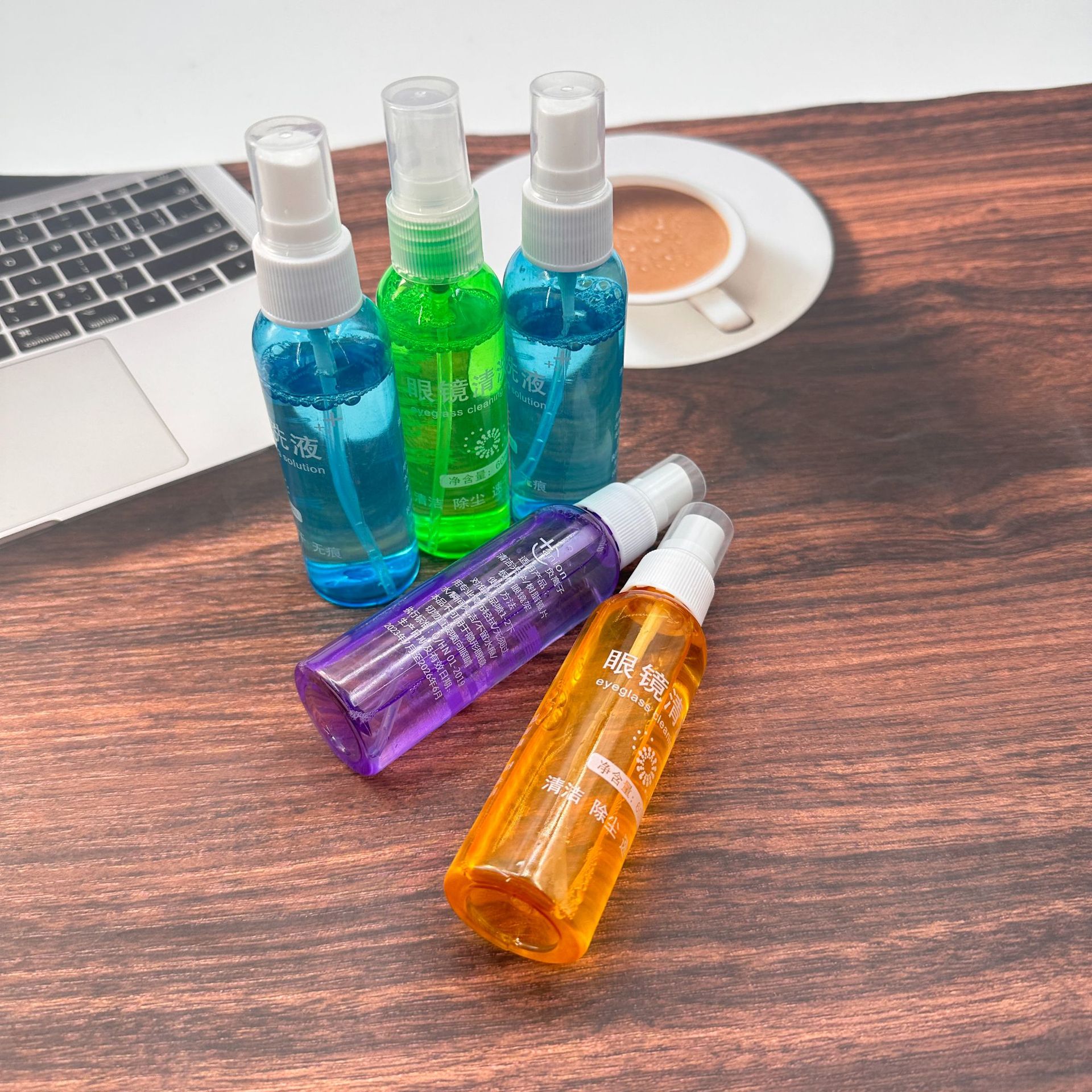 60ml Lens Cleaner Glasses Water Care Solution Screen Cleaning Liquid Lens Care Cleaning Spray