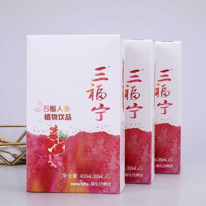 New Life Cosmetics SanFuning Ginseng Poria Cocos Plant Drink Oral Liquid 30 Bags