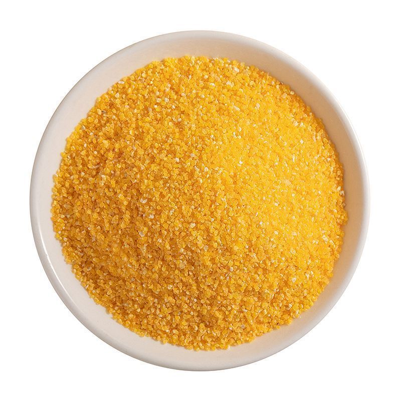 Fresh Corn Grits from Local Farms, No Additives, Cornmeal, Whole Grains for Porridge and Steamed Rice