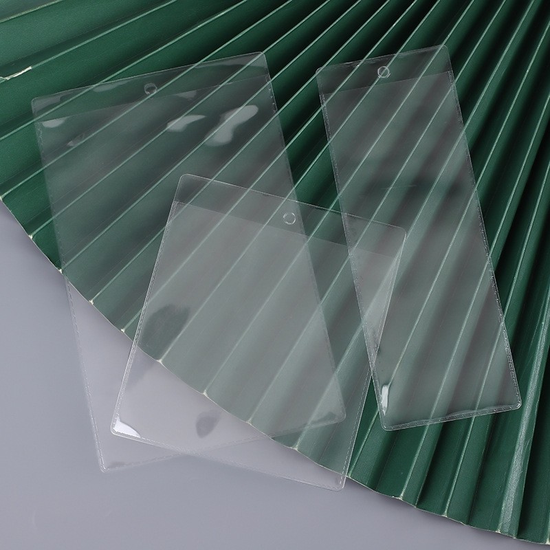 Оптовая прозрачная сумка для бирок, упаковка для одежды, с прорезями, плоский карман для брюк, прозрачная упаковка