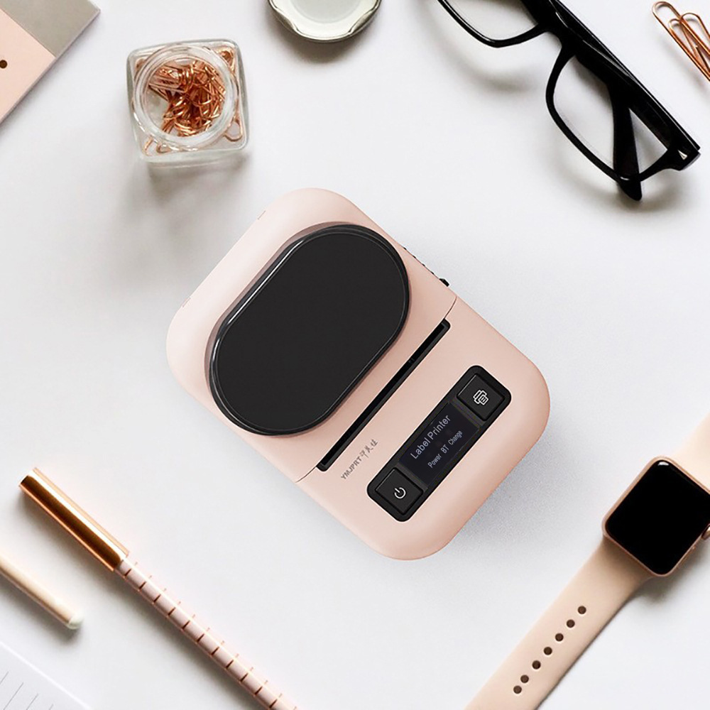 58mm Bluetooth Clothing Food Supermarket Product Price Tag Printer Barcode Label Machine Bluetooth Printing