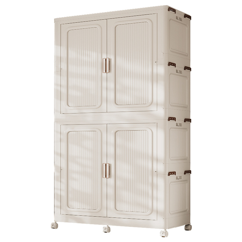 Younai Installation-Free Home Bedroom Folding Simple Wardrobe for Rental Housing, Strong and Durable Baby and Children's Wardrobe