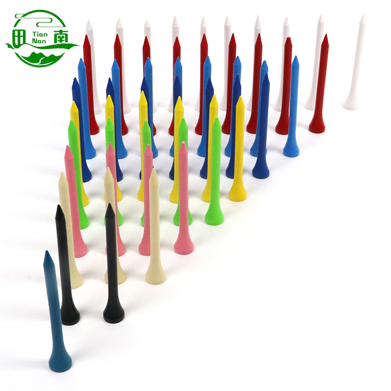 Wooden Golf Tee Manufacturers Supply Wooden Nails Optional Colors Multi-Color Wooden Golf Nails