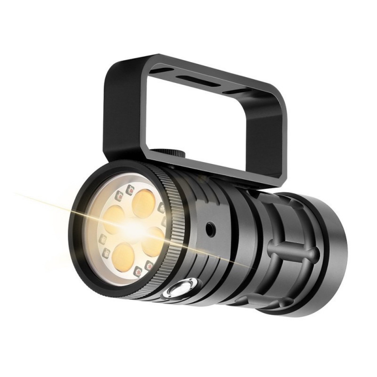 New Diving Fill Light Led White Red Blue Light Lens Photography Flashlight High Power Built-In Battery USB Charging