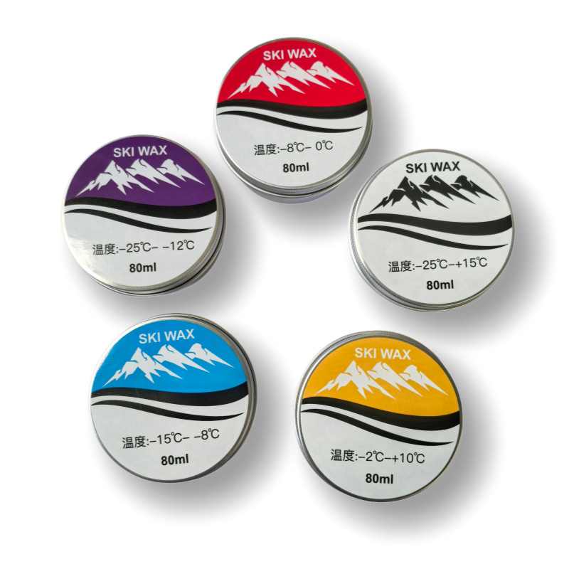 Ski Single and Double Board Quick and Convenient Ski Wax, Beginner Ski Maintenance Wax, Snowboard Wax Solid Accelerated Wax Supply