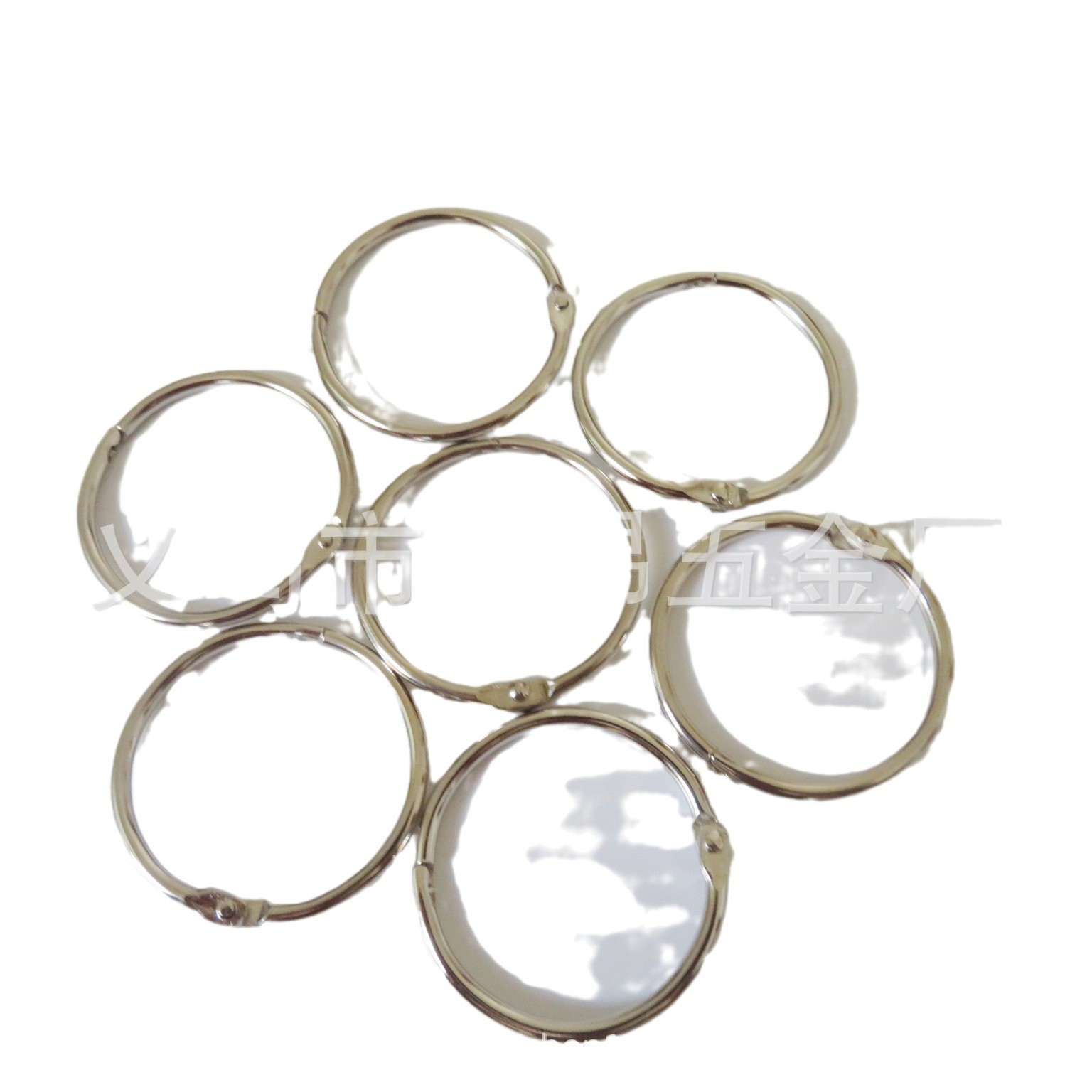 Factory direct book ring open ring metal card ring key ring photo album loose leaf ring a large number of spot supply