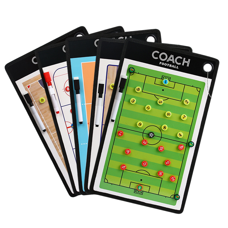 Portable basketball tactical board coach Board notebook professional explanation board football coach this magnetic board tactical wholesale