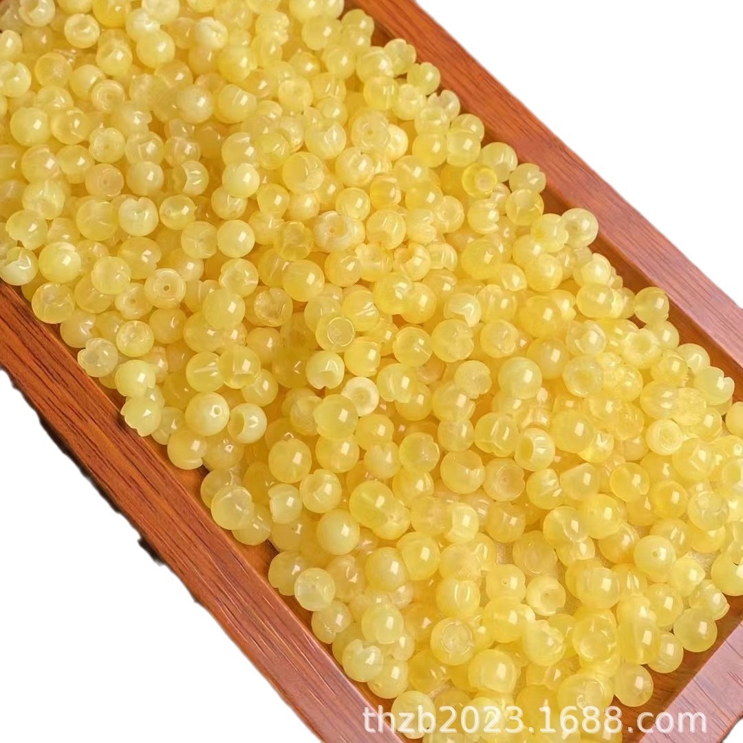 Carved Raw Ore Beeswax Small Osmanthus Red Online Live with DIY Handmade All-match Standard Beeswax Flower Accessories