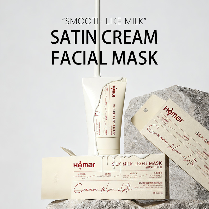 Odm Customized 4D Transparent Yogurt Skin Mask to Brighten, Hydrate, Moisturize and Fade Acne Mark Barrier Repair Mask