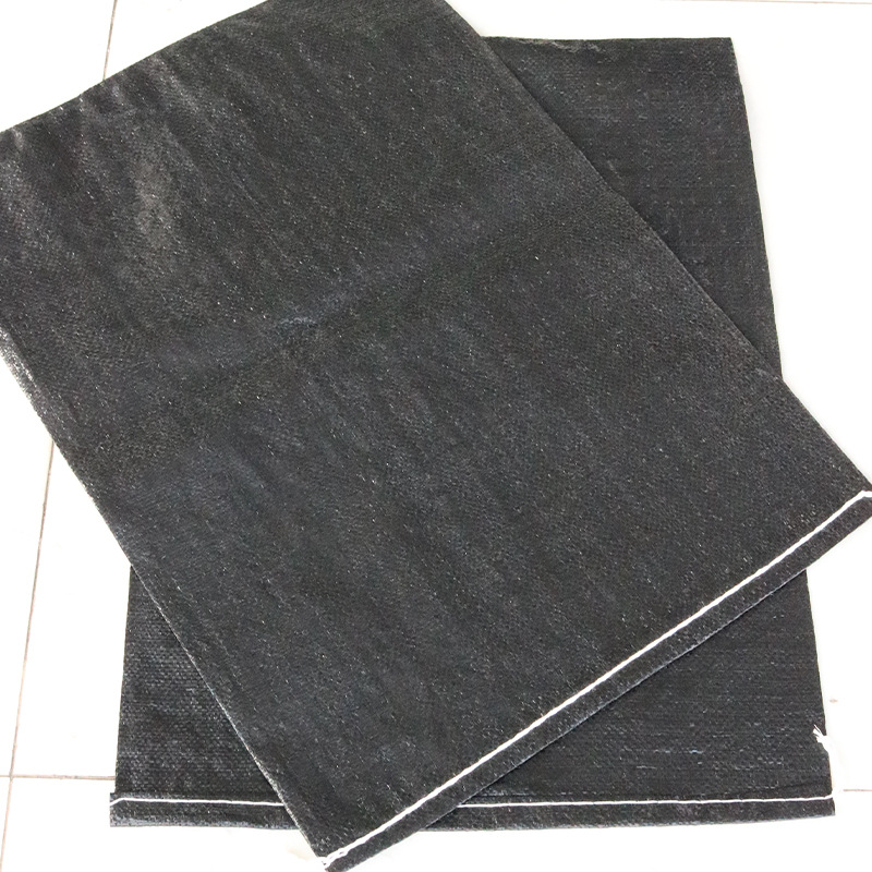 Woven Bags Are Thickened, Sun-Resistant, Anti-Aging, Flood-Proof and Water-Resistant, Carbon Black Woven Bags, Greenhouse Garbage Landfill Woven Bags, Pe