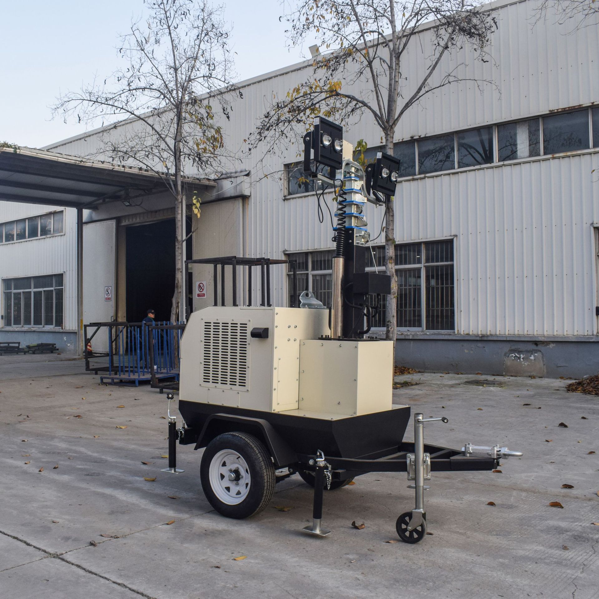 Airport 7.9m Lighting Vehicle Mobile Lighting Vehicle Vehicle-Mounted Lighting Hand-Cranked Lift Lighting Vehicle